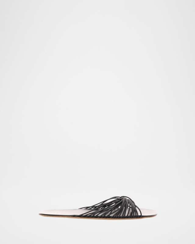 Sara Elastic Thong Slide Sandals